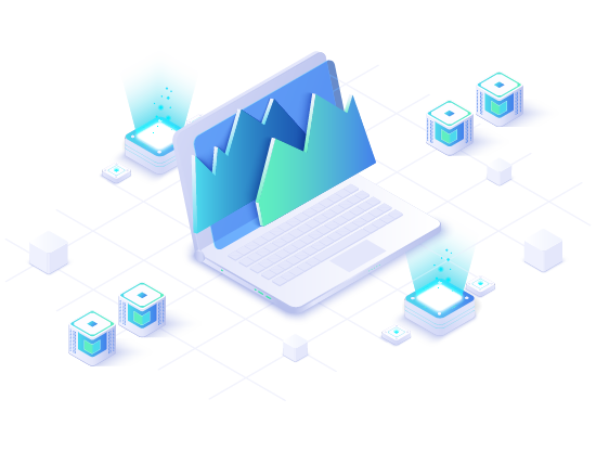 Big data analysis in isometric vector illustration. Abstract datacenter or data hosting server. Big data analysis in isometric vector illustration. Abstract datacenter or data hosting server.
